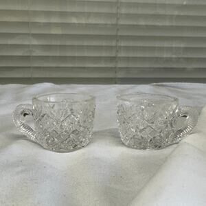 VTG Westmoreand “Thumbelina” pressed glass mini cups